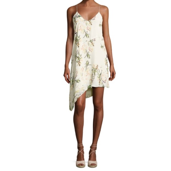 Haute Hippie Floral Silk Slip Dress - Picture 1 of 8